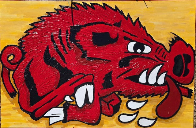 SlobberHogg Acrylic Painting