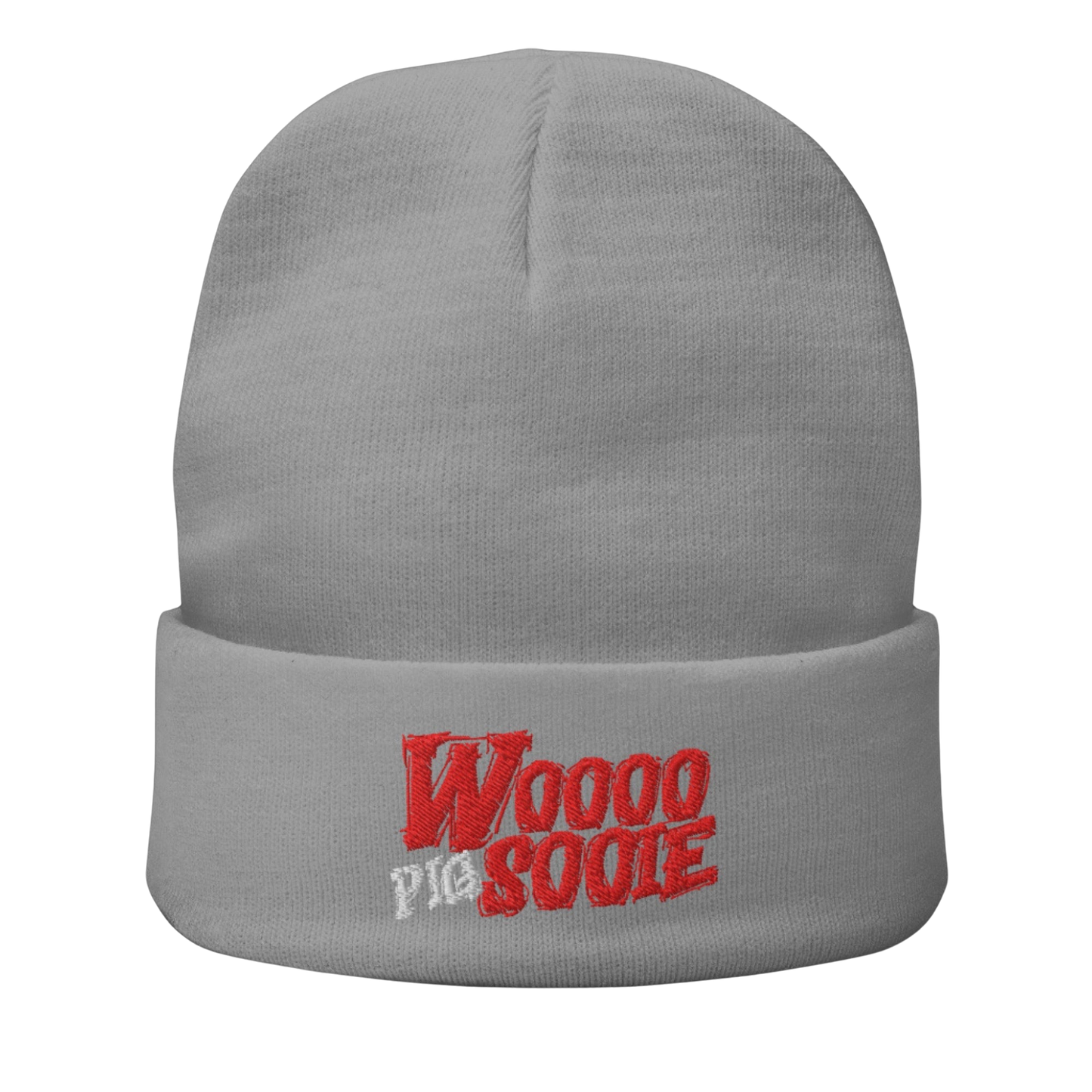 WOO! Embroidered Beanie