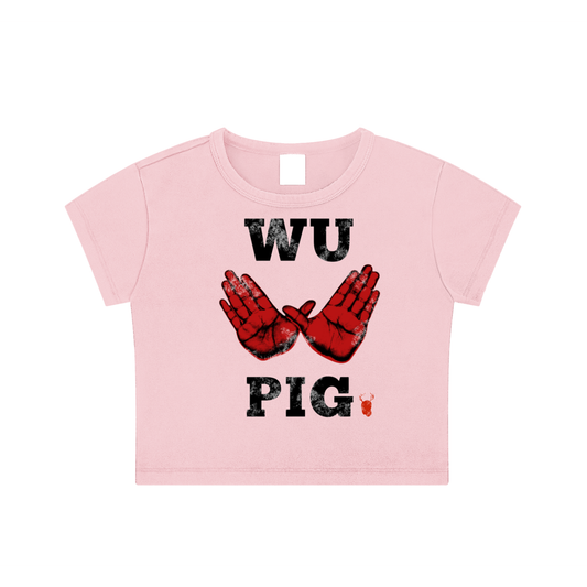 Snow Washed Crop Top (Cotton Candy)