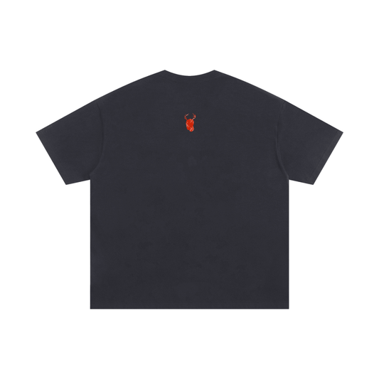 WU PIG NATION (Black)-Regular Oversized Tee