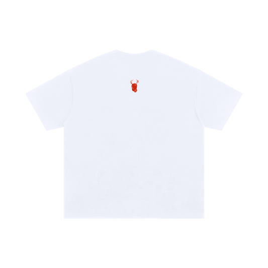 WU PIG NATION (White)- Regular Oversized Tee