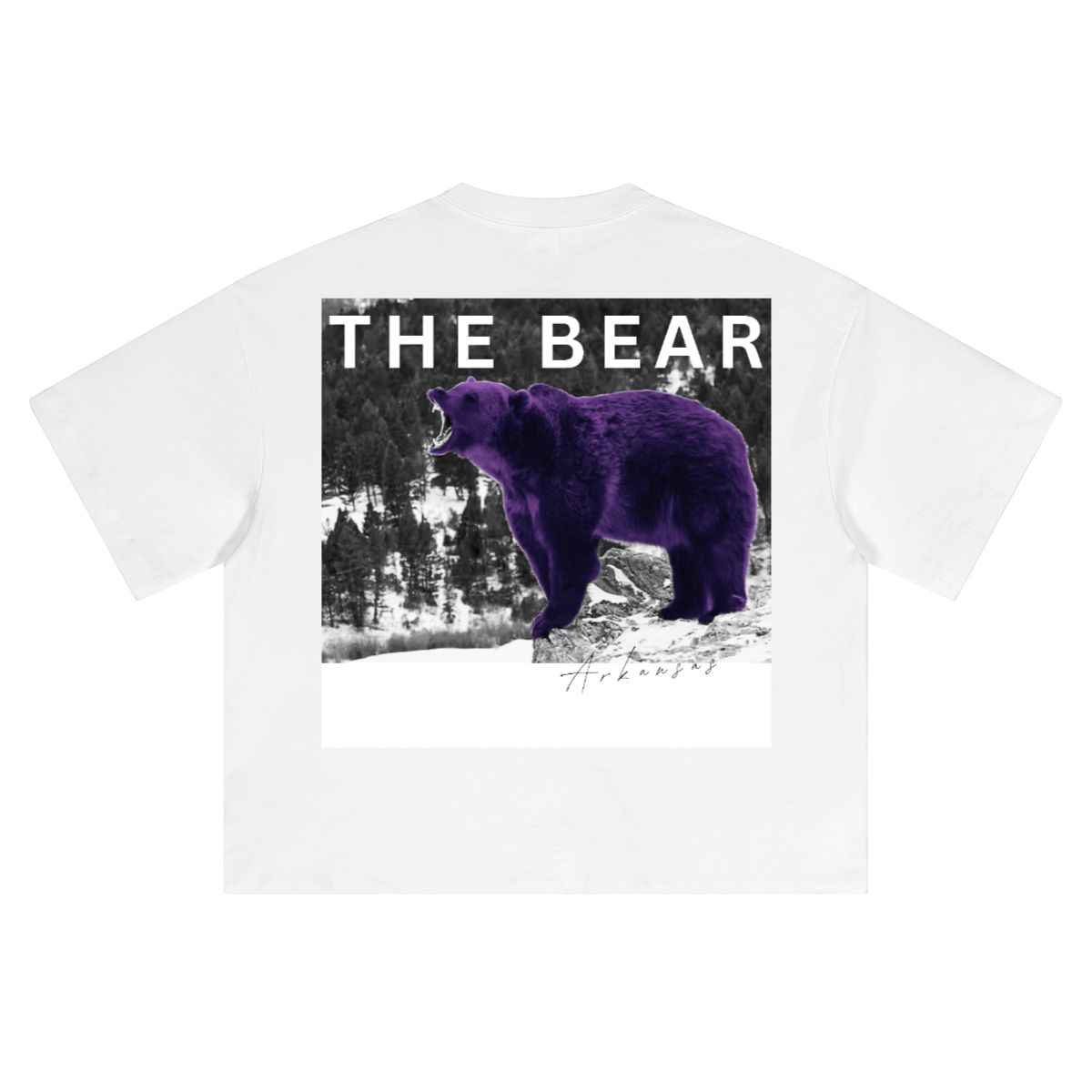 "THE BEAR" Cropped Boxy-T (front/back)