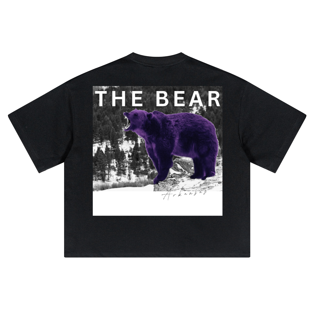 "THE BEAR" Cropped Boxy-T (front/back)