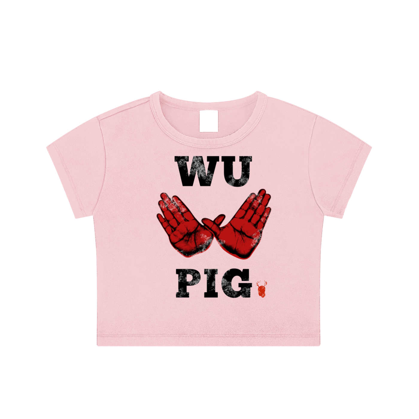 Snow Washed Crop Top (Cotton Candy)