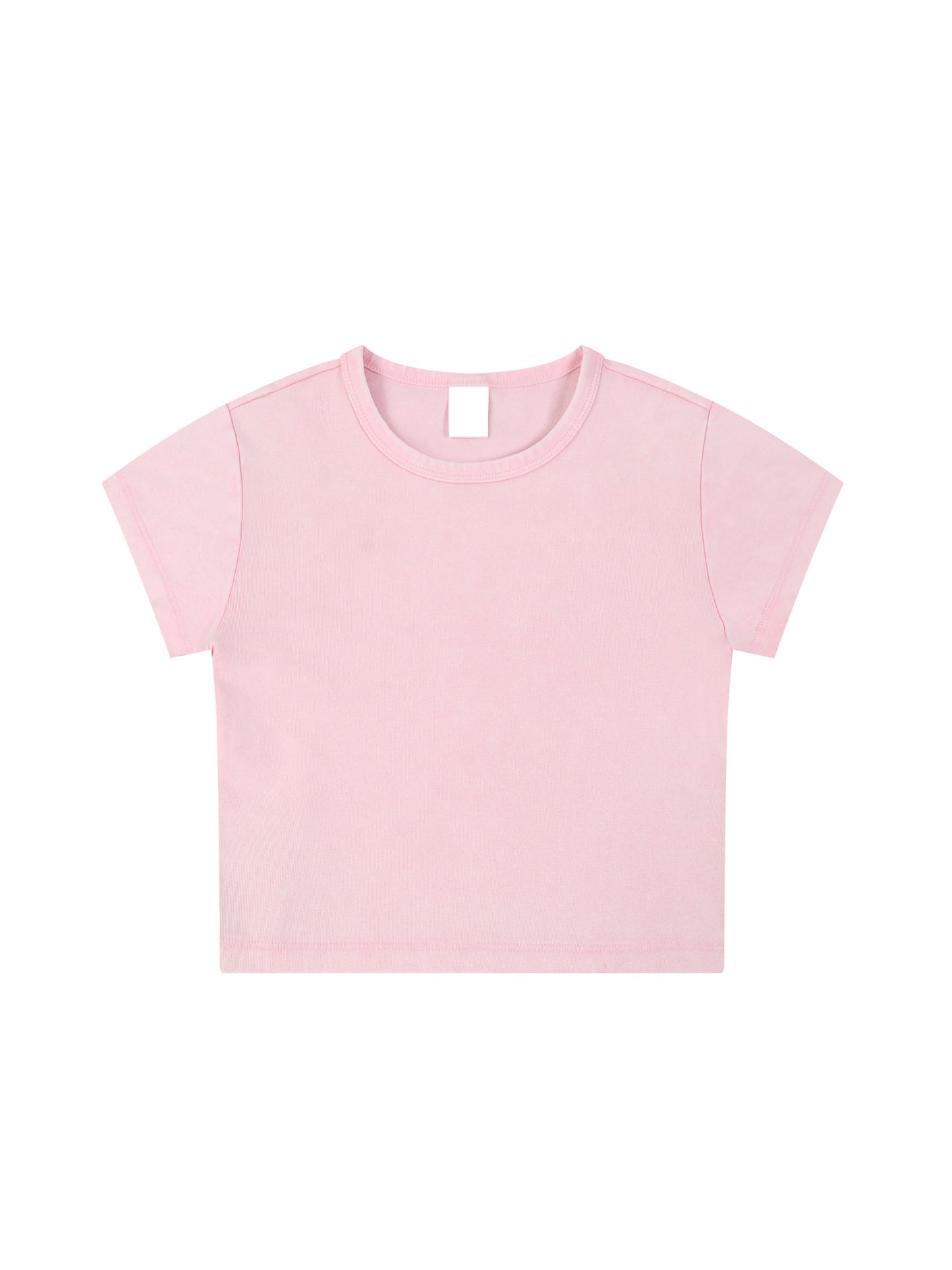Snow Washed Crop Top (Cotton Candy)