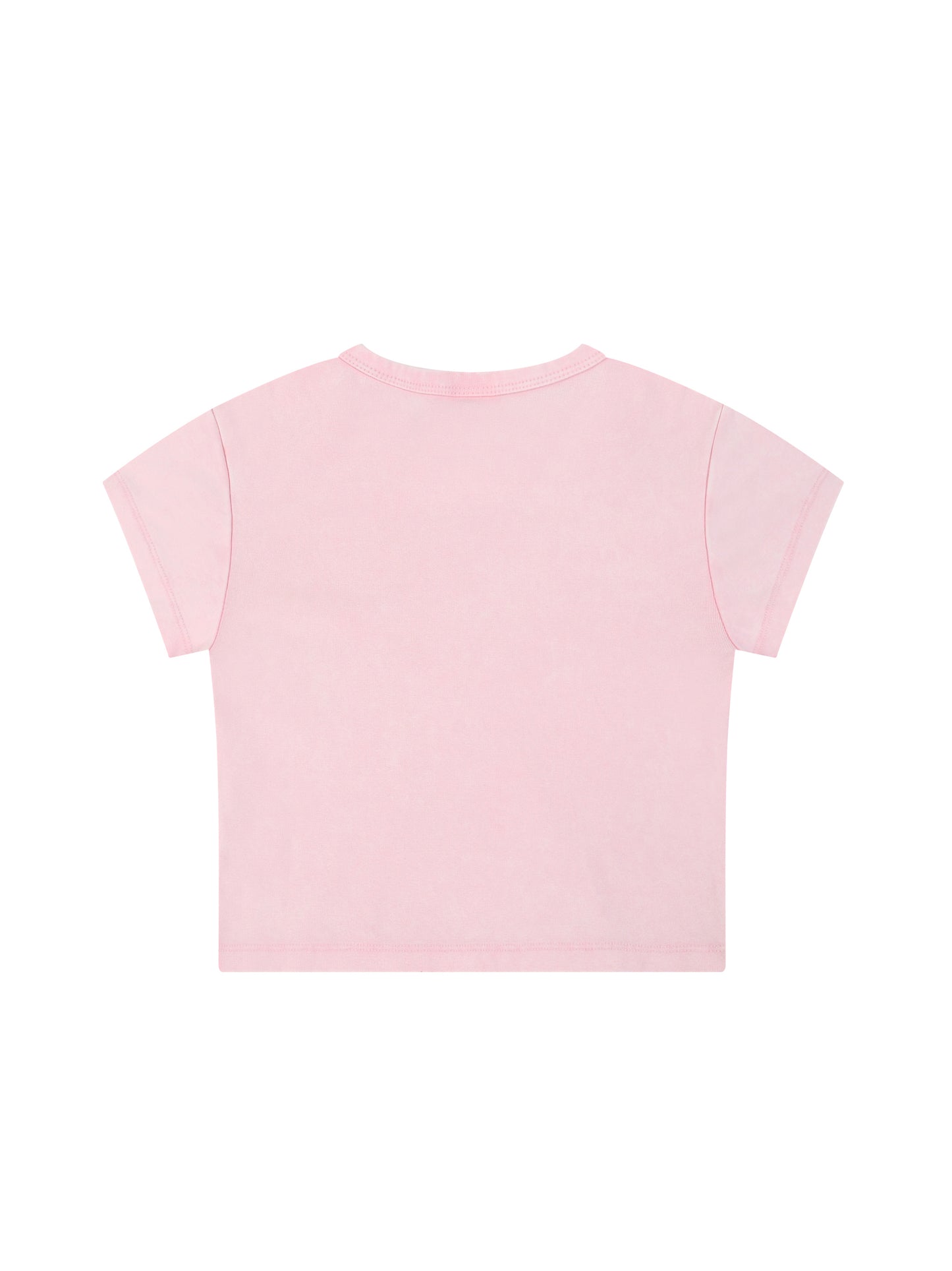 Snow Washed Crop Top (Cotton Candy)