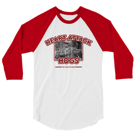 Heart Attack Hogs 3/4 sleeve shirt